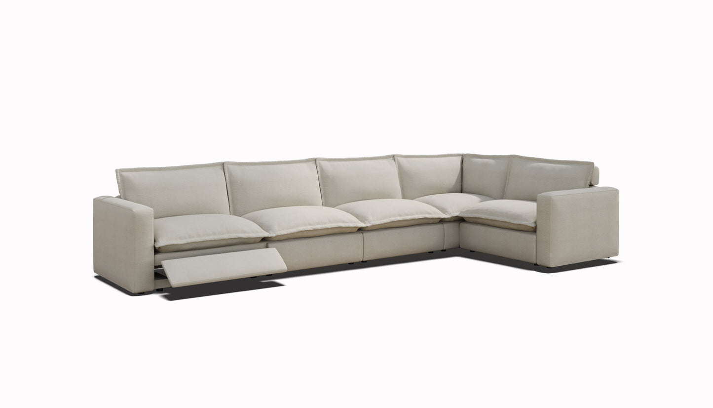 Luxe L-Shape Sectional | 5 Seat