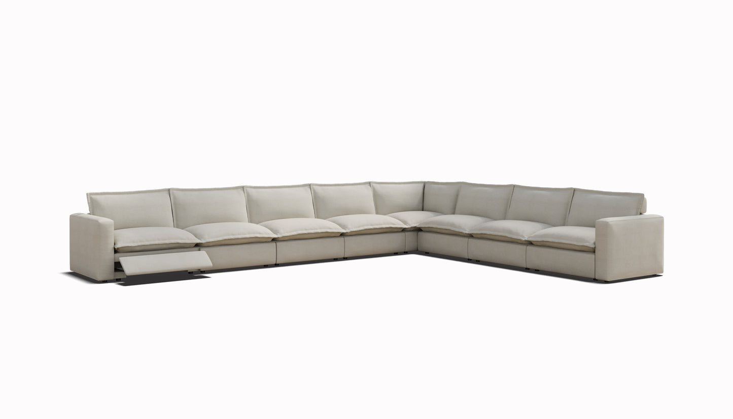 Luxe L-Shape Sectional | 8 Seat