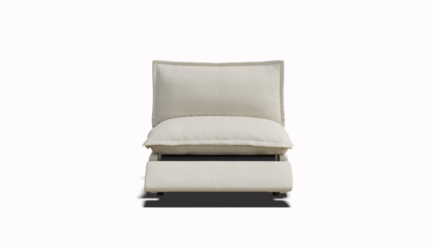 Luxe Armless Recliner Chair