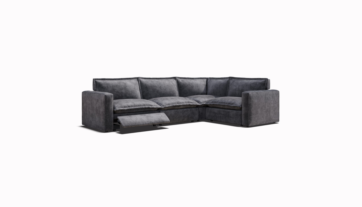 Luxe L-Shape Sectional | 4 Seat