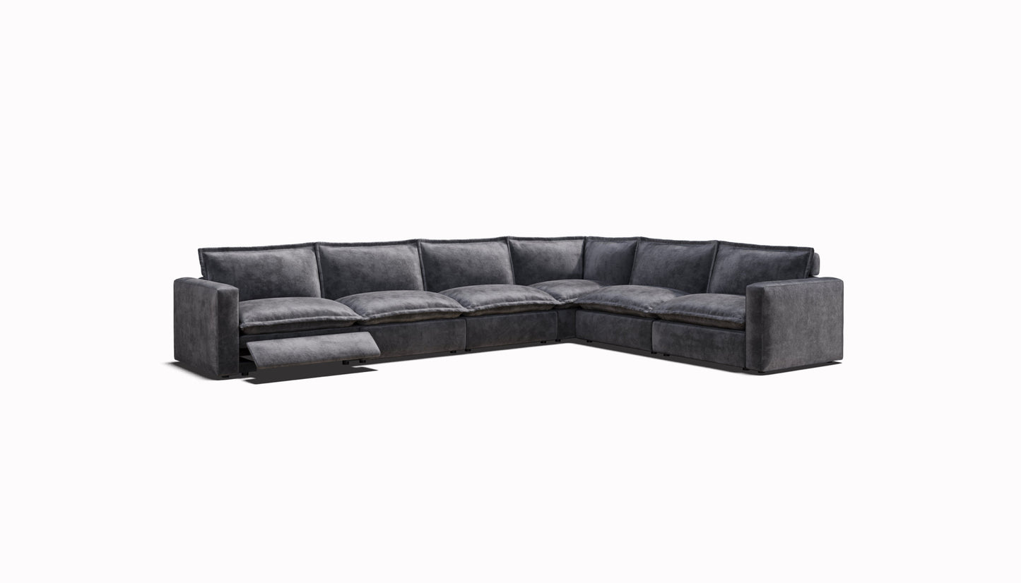 Luxe L-Shape Sectional | 6 Seat