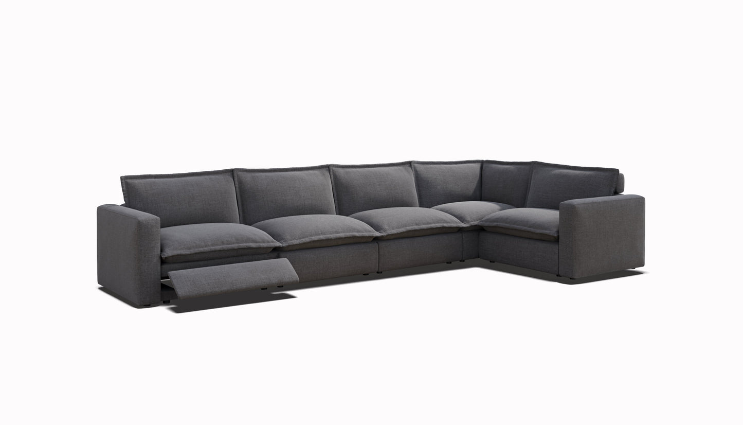 Luxe L-Shape Sectional | 5 Seat