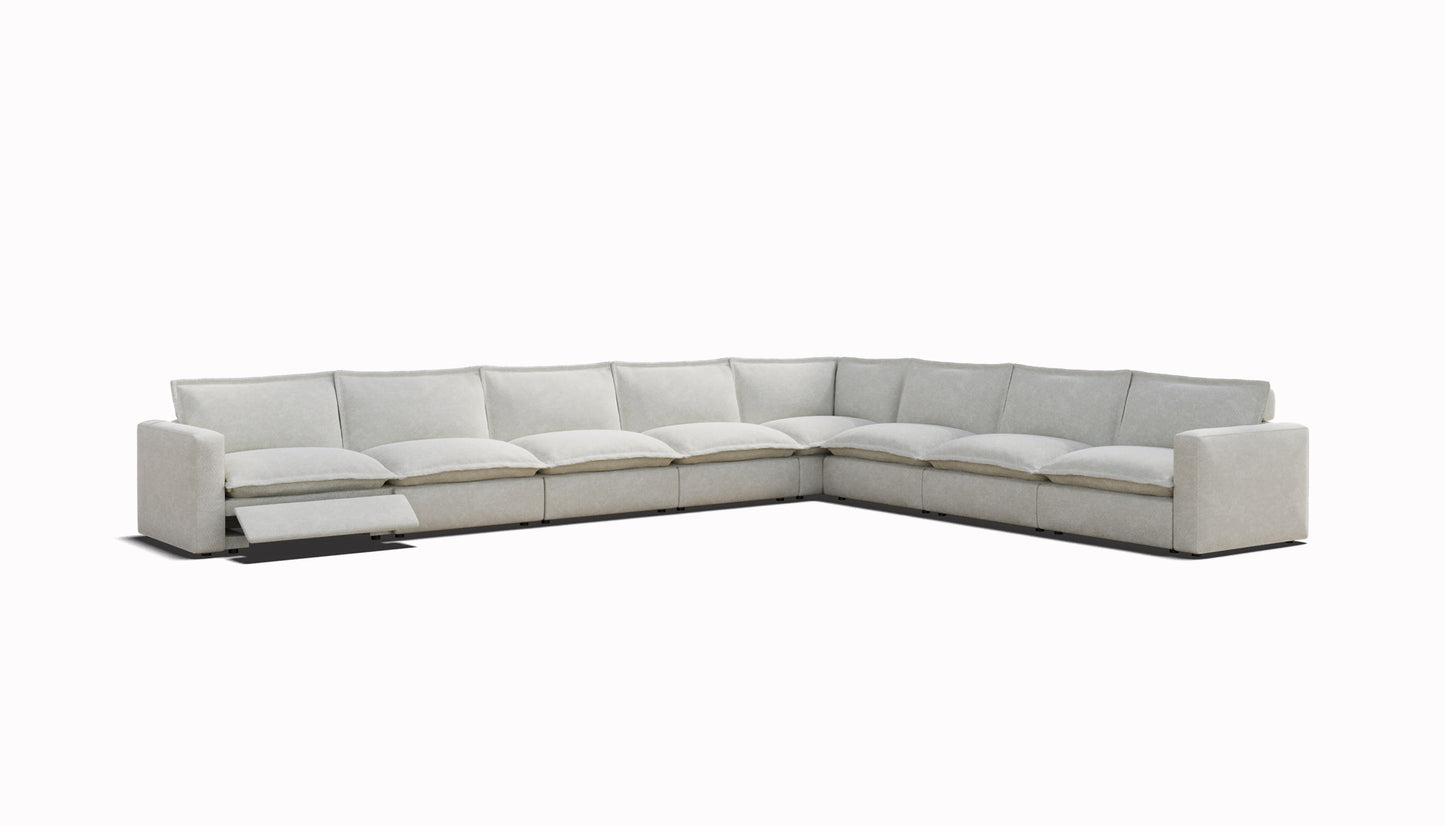 Luxe L-Shape Sectional | 8 Seat