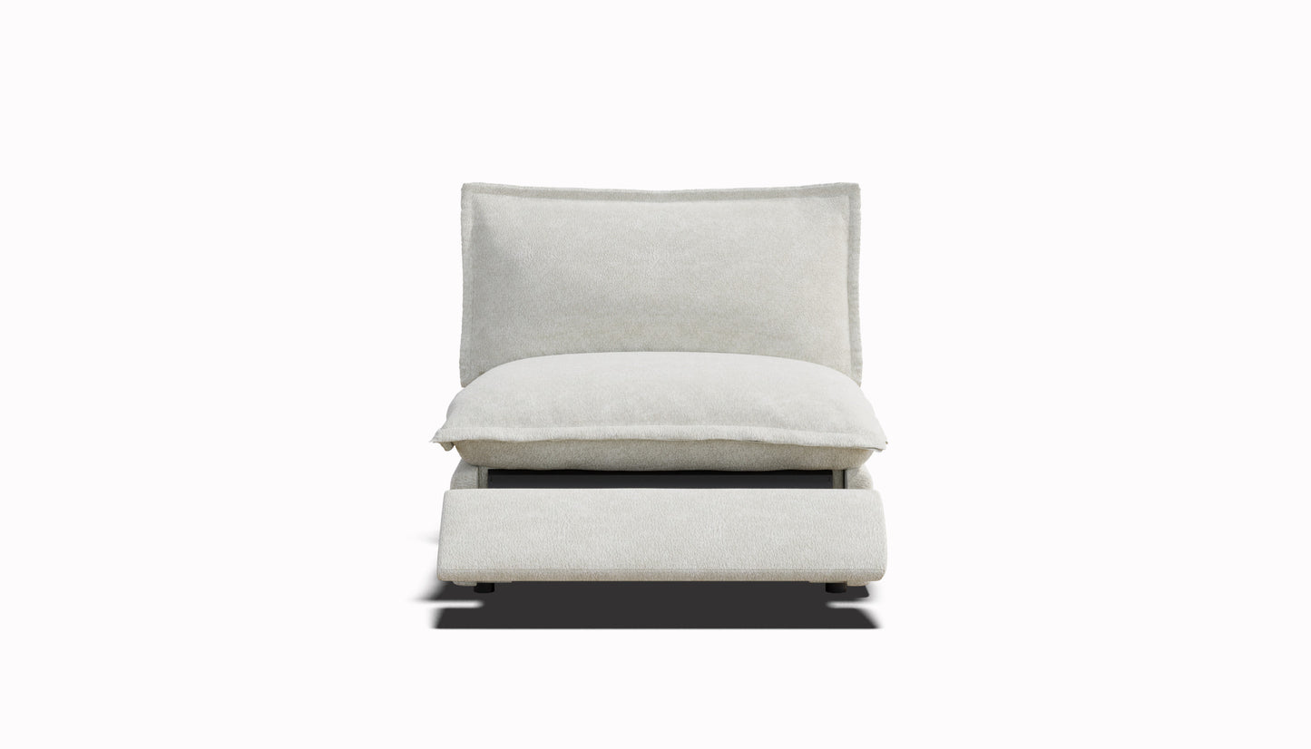 Luxe Armless Recliner Chair