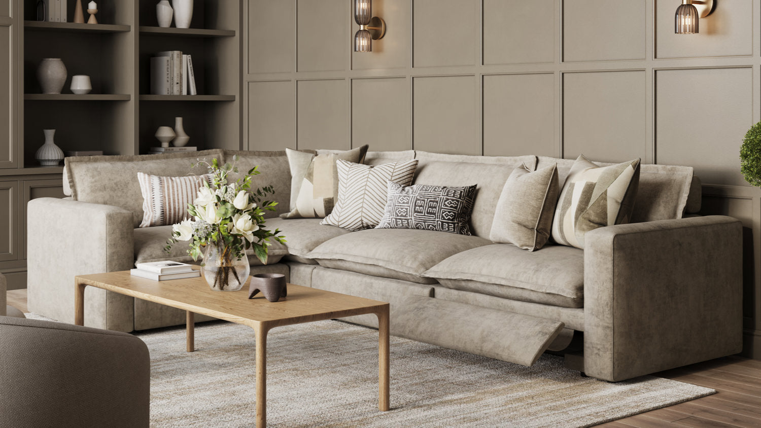 Villarreal Furniture Couch Aesthetic Recliner