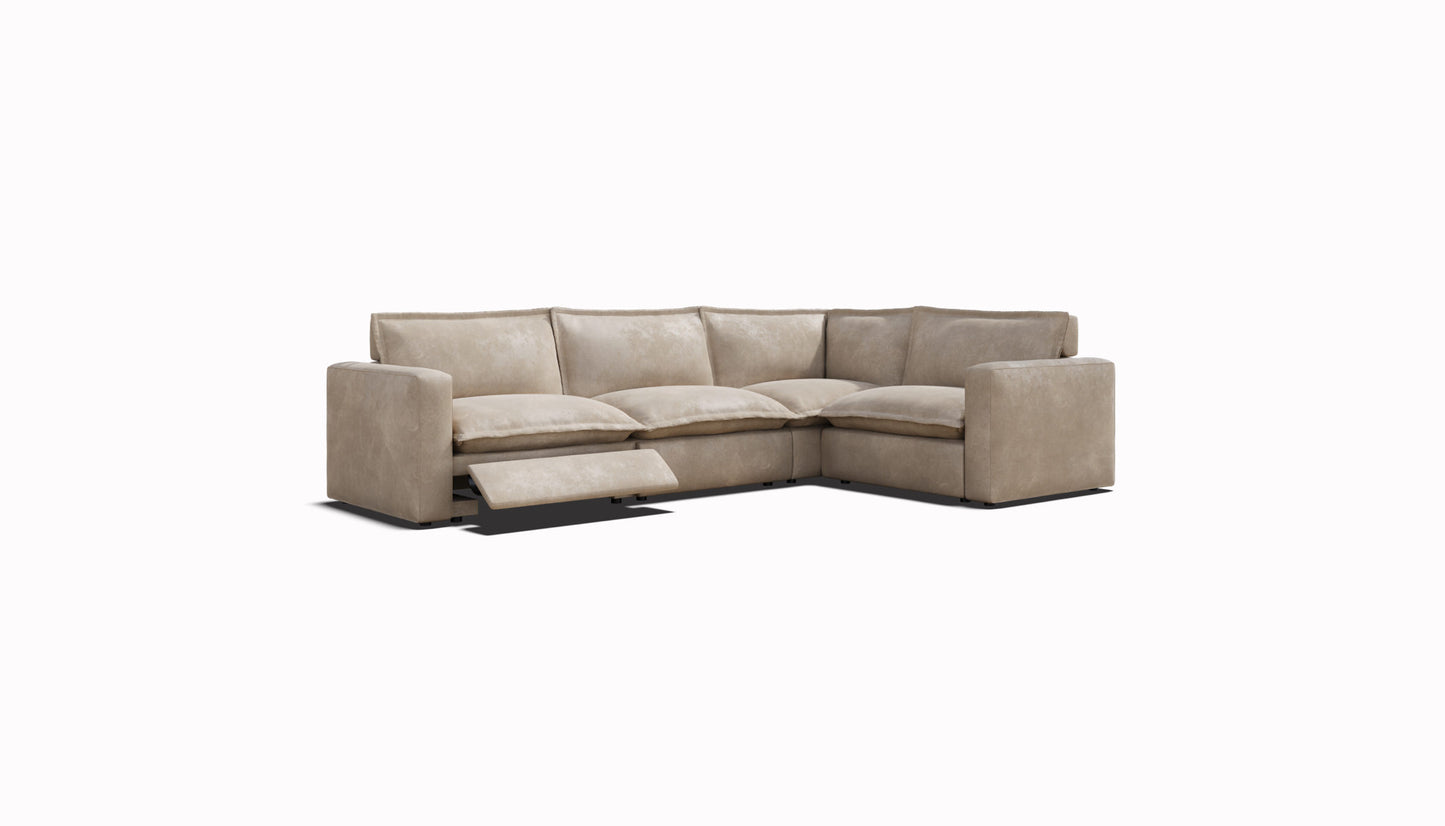 Luxe L-Shape Sectional | 4 Seat