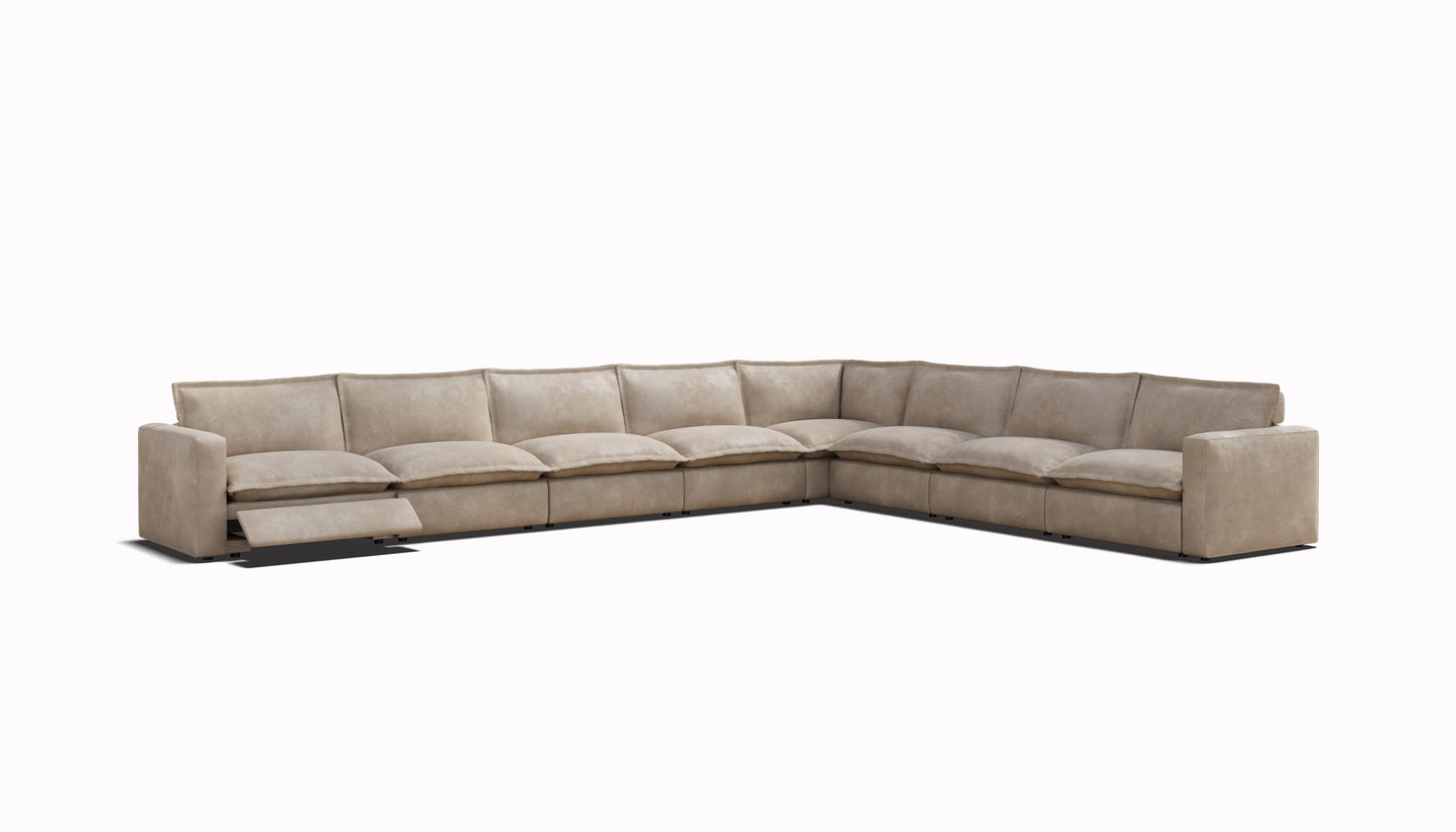 Luxe L-Shape Sectional | 8 Seat