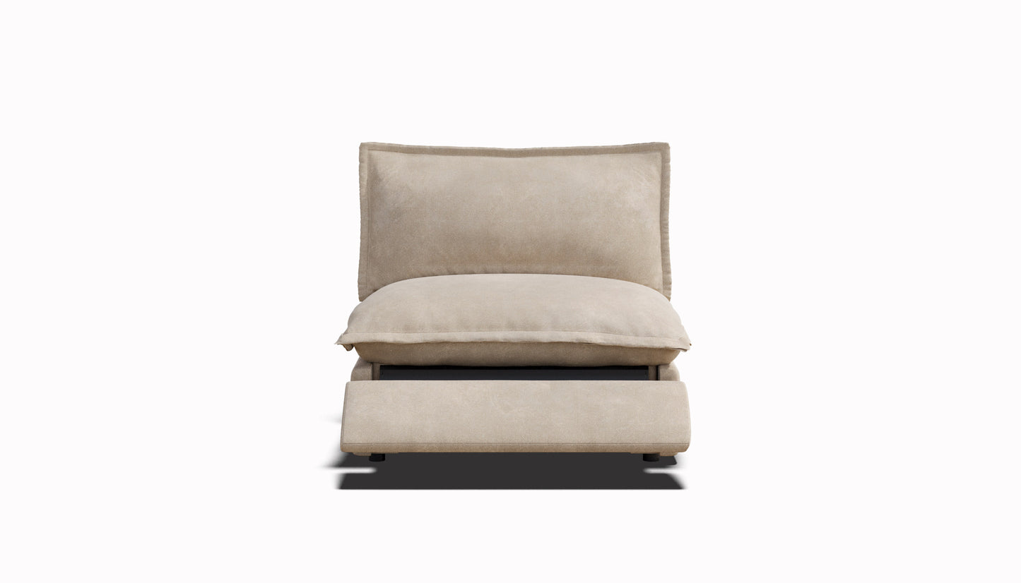 Luxe Armless Recliner Chair