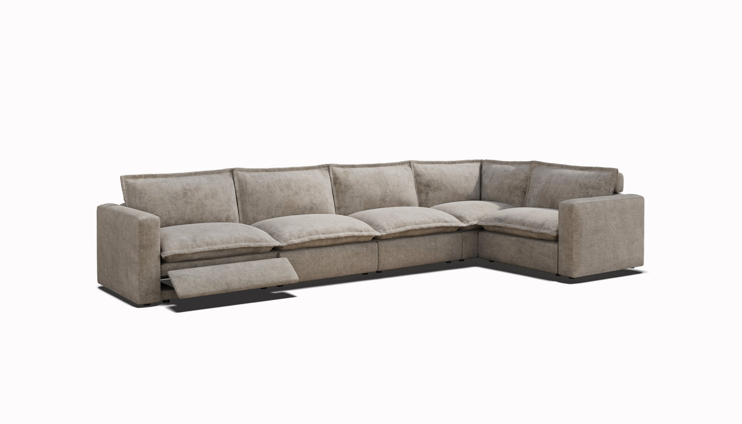 Luxe L-Shape Sectional | 5 Seat