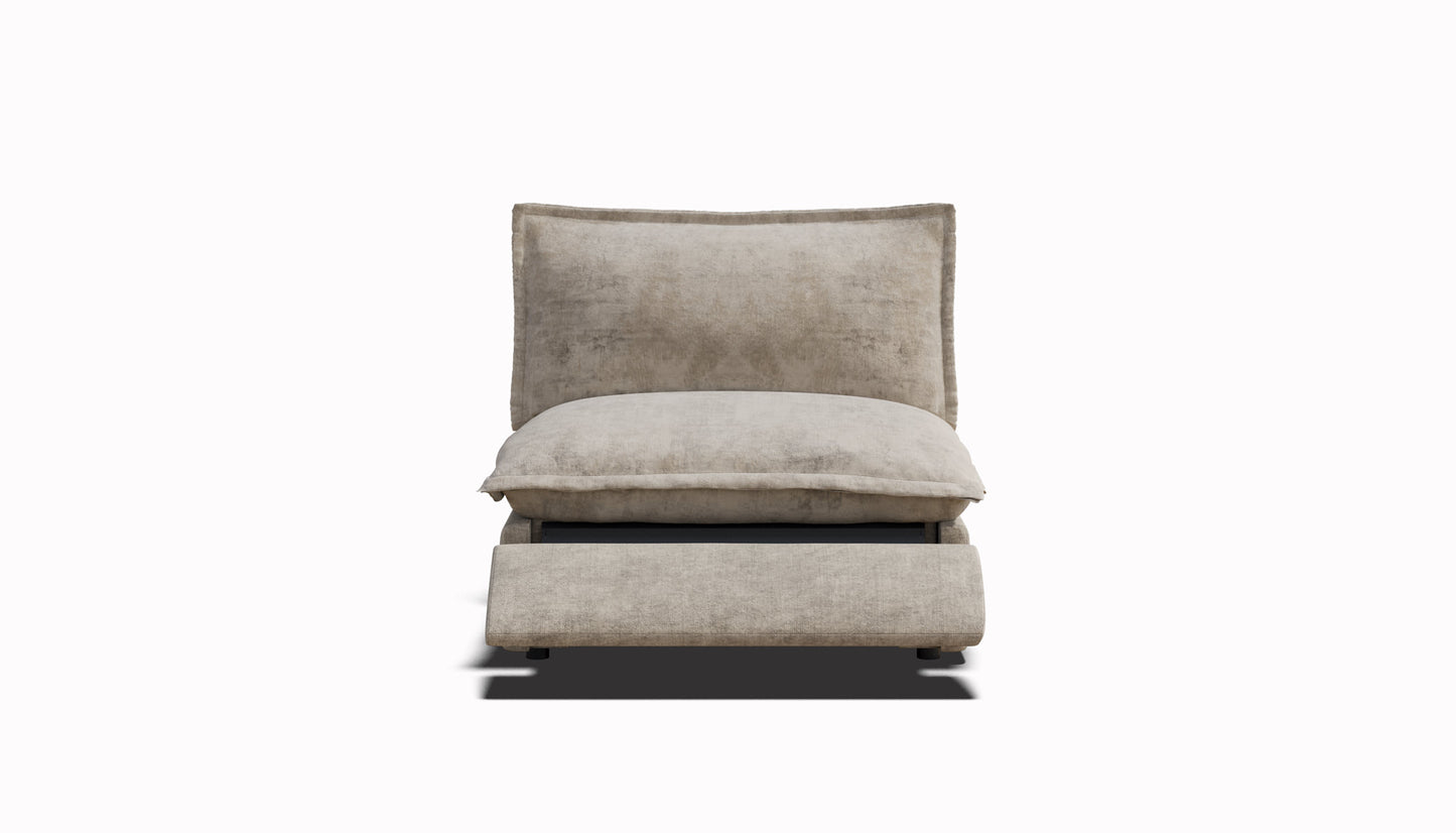 Luxe Armless Recliner Chair